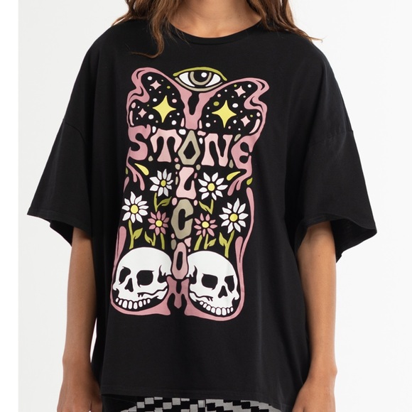 NWT Volcom Avoid the Void Oversized T Shirt - Picture 2 of 7